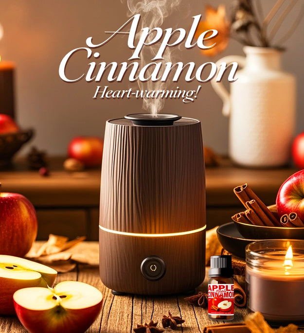 10ml Apple Cinnamon Essential Oil Perfume Aromatherapy Oils Sweet Fragrance Funny Gift For Women Alcohol-Free Skincare Hair Care