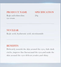 SADOER Kojic Acid Retinol Eye Cream Anti Dark Circles Remove Eye Bags Moisturizing Firming Beauty Eyes Skin Care Products - BlissFully