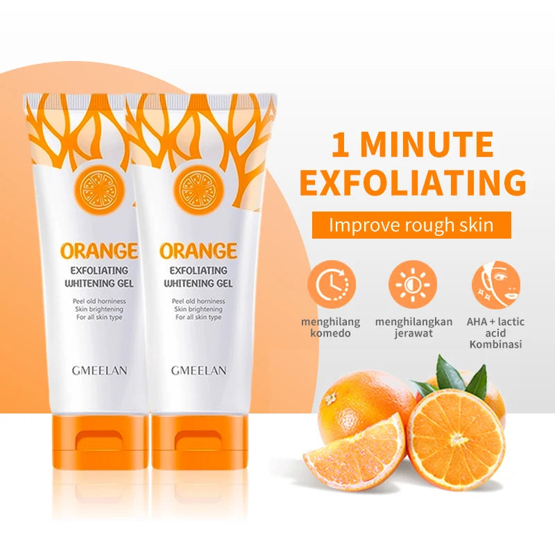 Orange Exfoliating Gel Dead Spot Remover Brighten Peeling 50g Gentle Repair Scrub Whiten Hydrating Moisturizer Korean Skin Care - BlissFully