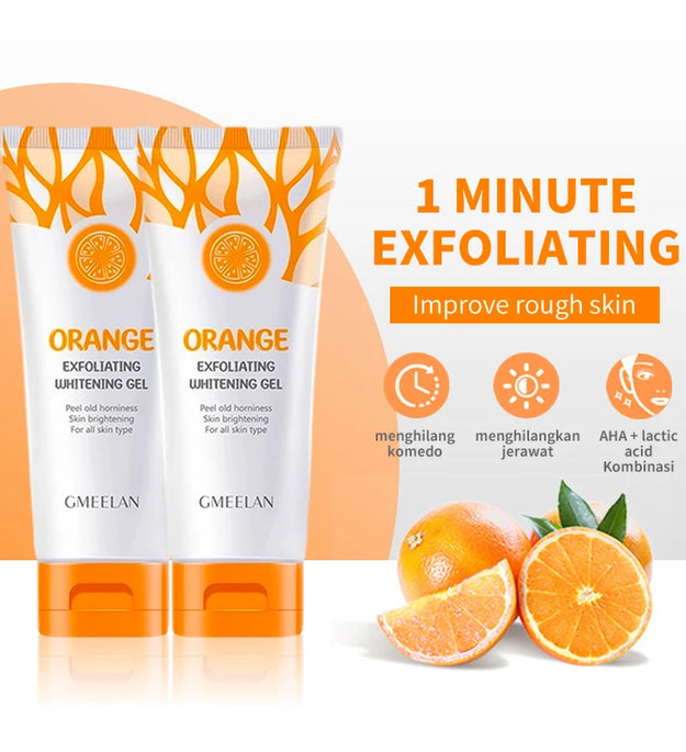 Orange Exfoliating Gel Dead Spot Remover Brighten Peeling 50g Gentle Repair Scrub Whiten Hydrating Moisturizer Korean Skin Care - BlissFully