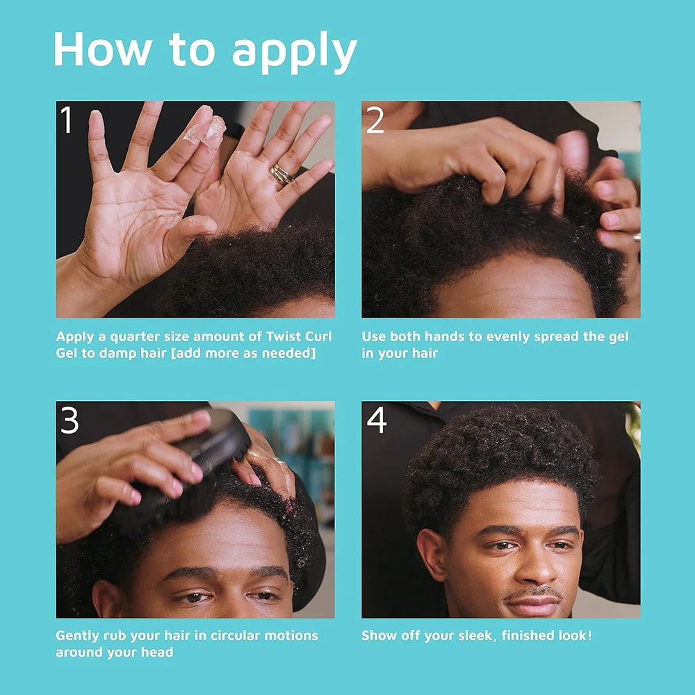 GZE Biotin Twist Curl Gel Hair Growth - Hydrating Styling Gel with Biotin for Stronger, Healthier Hair - Defines Curls