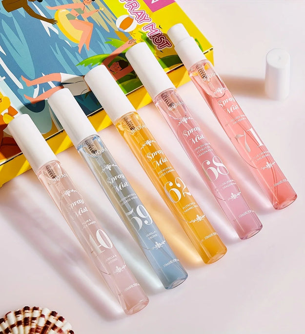 Brazilian Number Fragrance Spray Mist Set, Body Hair Perfume, Fresh and Delicate Long-Lasting Scent,Perfect Gift for Friends