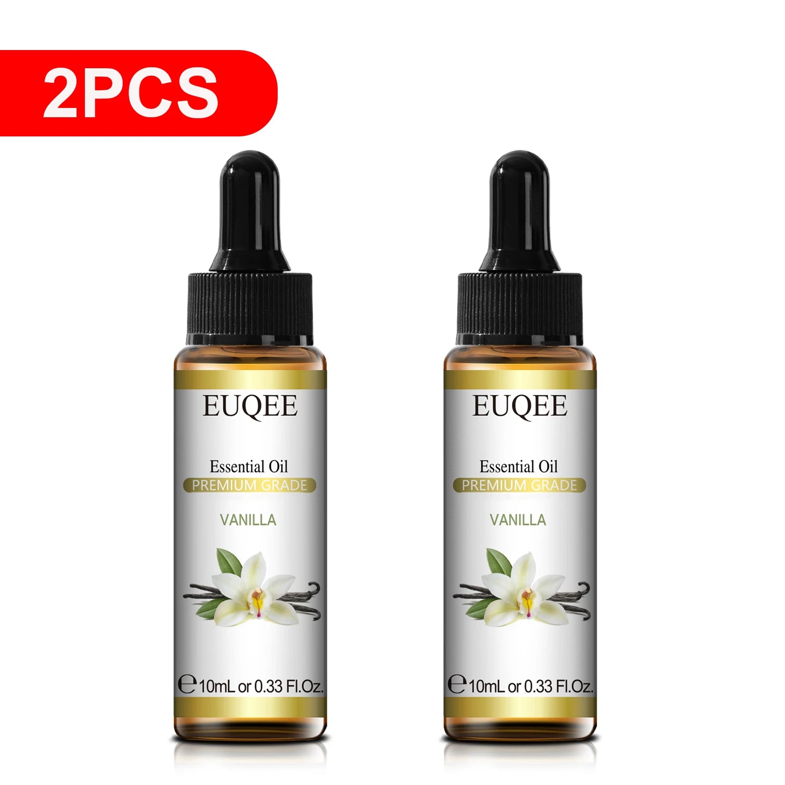 EUQEE 10ML Palo Santo Natural Essential Oil With Glass Dropper Oregano Cardamom Marjoram Fennel Lemon Eucalyptus Aroma Oils