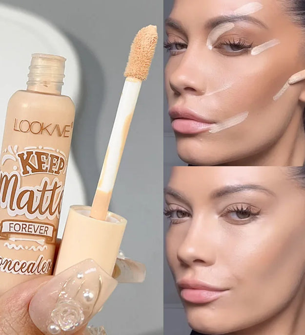 Waterproof Matte Liquid Concealer Cream Makeup Moisturizing Cover Acne Dark Circles Foundation Modify Face Contouring Cosmetics