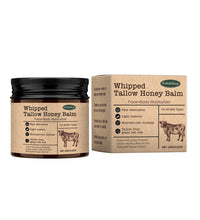 WoodSleep Beef Tallow Paste Deeply Moisturizer Brightening Wrinkle Remover Grass Fed Tallow Wild Honey Face Body Cream Skin Car - BlissFully