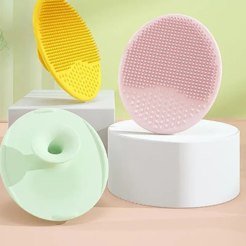 Bathing Soft Silicone Kids Shampoo Brush for Baby 1pcs Silicone Infant Shower Brush Head Hair Washing Massage Brushes Wipe Comb