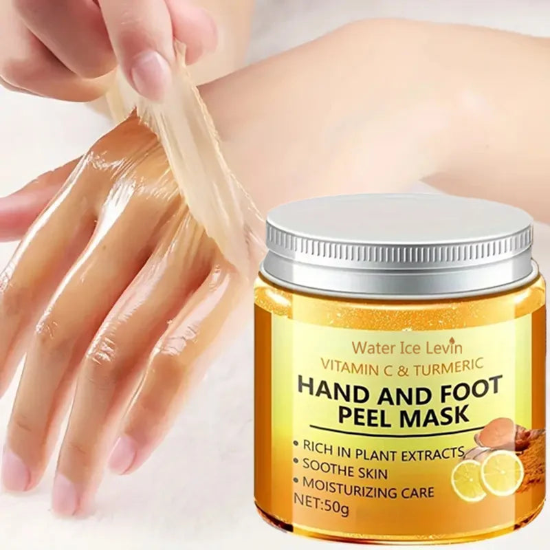 1/3/5/10 Pcs Vitamin C Turmeric Hand and Foot Skin Mask Moisturizing Exfoliating Hand Wax Cream Exfoliating Foot Skin Care