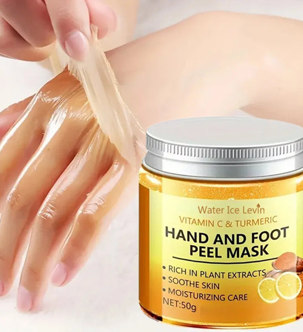 1/3/5/10 Pcs Vitamin C Turmeric Hand and Foot Skin Mask Moisturizing Exfoliating Hand Wax Cream Exfoliating Foot Skin Care