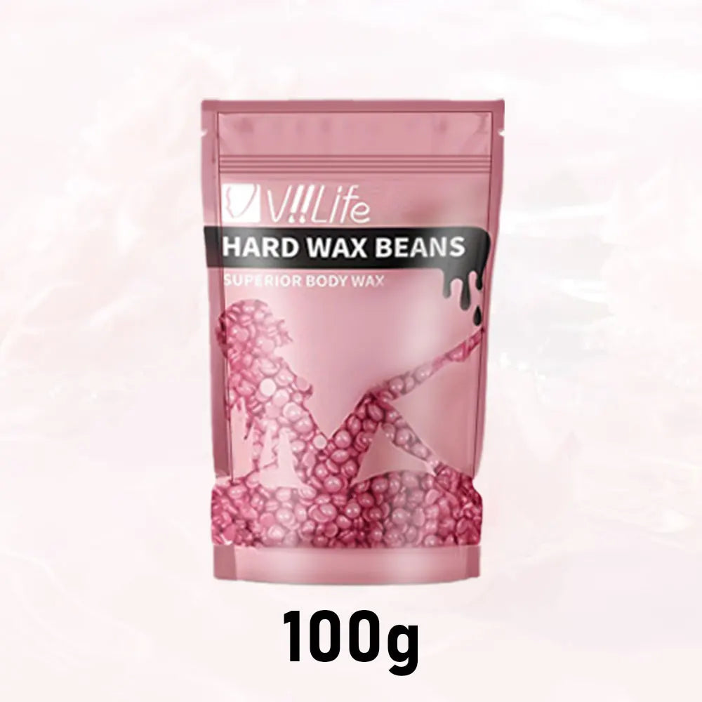 Viilife 50/100g Wax Beans Hot Film Hard Wax Depilatory Hard Hair Removal Bean Waxing Bikini Face Legs Body Hair Removal Unisex
