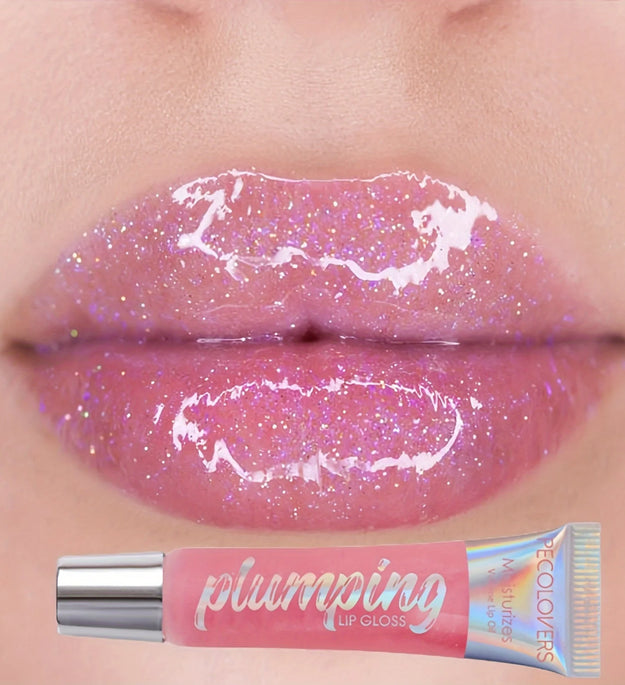 Shimmer Lip Oil Tinted For Fuller Lip Effect, Collagen Lip Gloss, Moisturizing Lip Care Extreme Volume Lip Essence Lips Enhancer