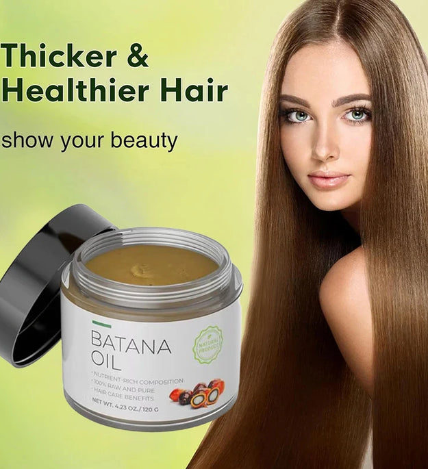 Raw Batana Oil for Hair Growth 100% Natural Can Prevent Hair Loss in Both Men and Women Increase Hair Thickness and Smoothness