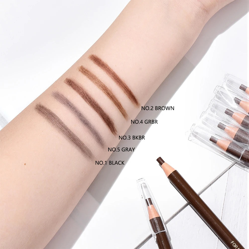 Tear Off Pull Line Eyebrow Pencil, Not Sharpen Need Eyebrow Pencil, Natural Color Rendering, Sweat Proof And Smudge Proof Eyebro