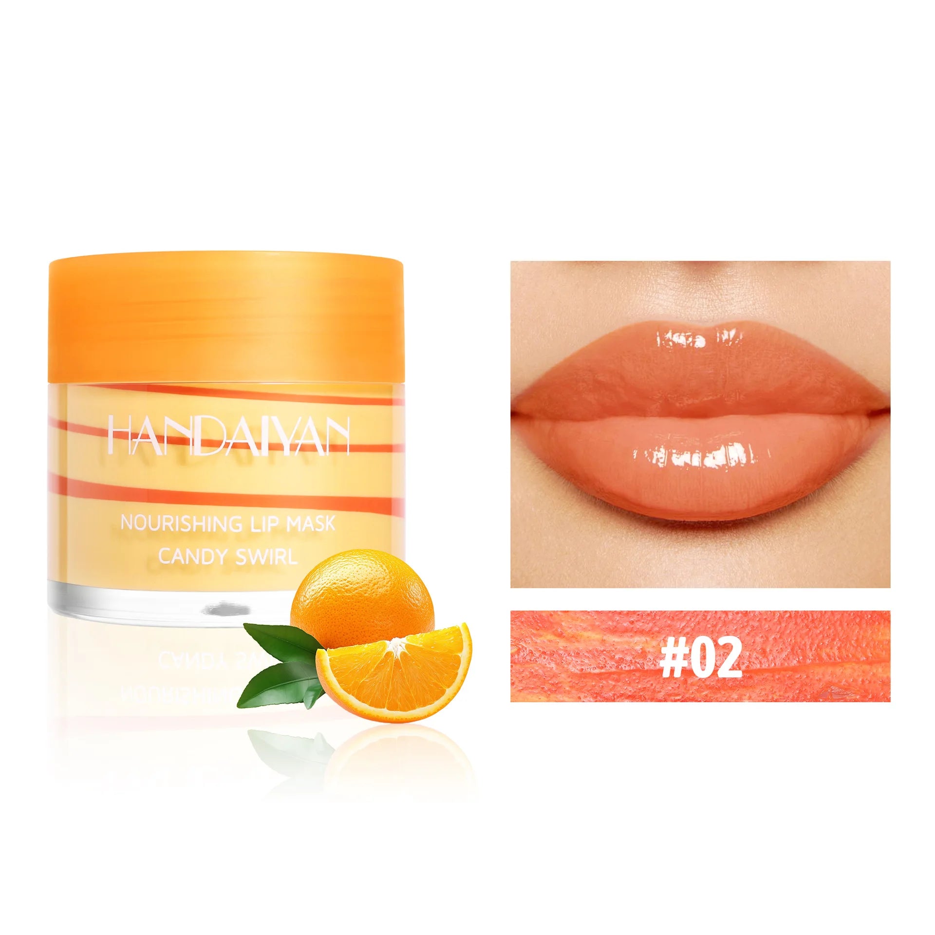 18g Strawberry Lip Balm Hydrating Lip Mask for Night Sleep Fades Lip Lines Plumps & Moisturizes Fruit-Infused Nude Lip Primer