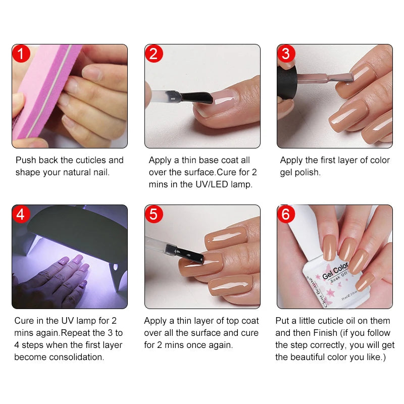 Clou Beaute 15ml HEMA TPO FREE Gel Nail Polish Vernis Semi Permanent UV Nail Art Varnish Lakiery Hybrydowe Manicure Gel Polish