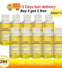 Strong Yellow Peeling Oil Bleach Dark Skin Whiten Lotion Lighten Body Elbow Knee Hand Exfoliate Dead Skin Nourish Even Skin Tone - BlissFully