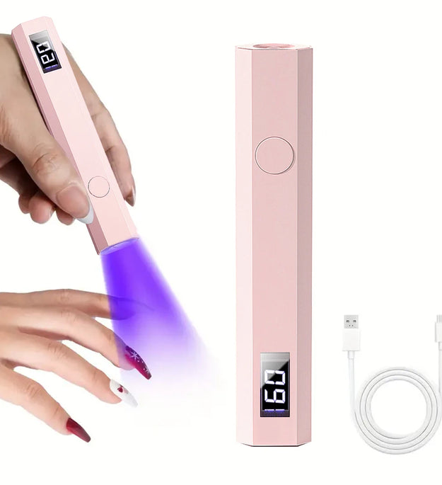 YIKOOLIN Mini Handheld UV Light Fast Gel Nail Drying Lamp for Home Salon Tools Professional Nail Phototherapy Flashlight Pen
