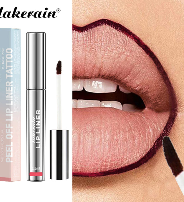 4PCS Highly Pigmented Lip Liner Tattoo Matte Peel Off Enhance Lips Lip Liner Lasting Lip Stain Waterproof Transfer-proof Lipstic