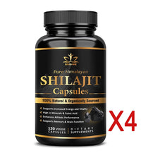 Himalaya Shilajit Capsule Original High in Trace Minerals& Fulvic Acid for Energy,Muscle Strength&Immunity, Endurance for Adult - BlissFully