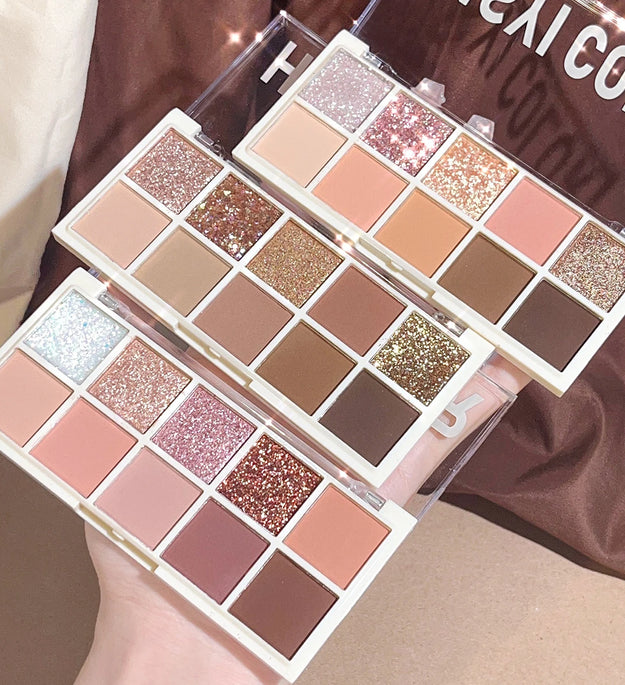 Star Rejuvenation Ten-Color Eye Shadow Pearl Matte Pink Pure Desire Powder Brown Plate Gentle Daily Cheap Makeup