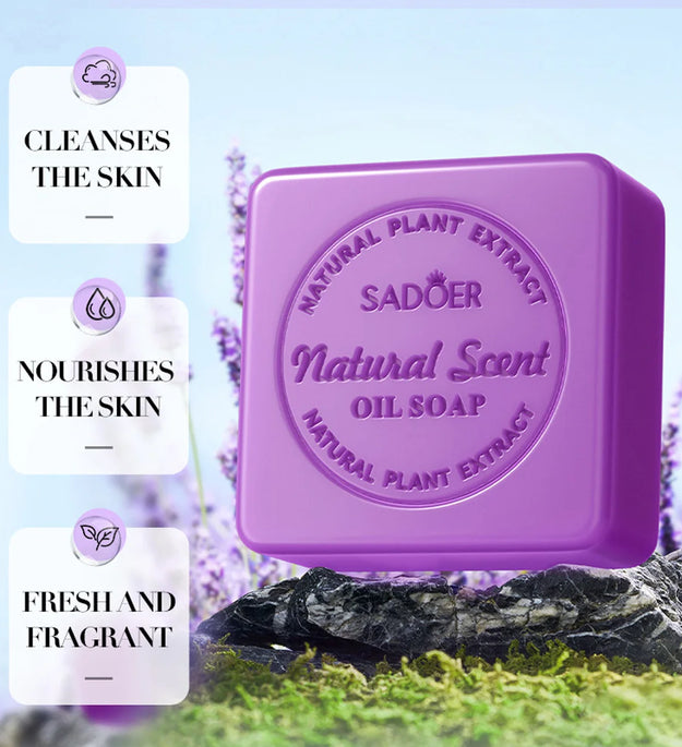 Lavender Essential Oil Soap, Handmade Soap, Facial Cleansing And Bath Soap, Deep Cleansing Skin Soap