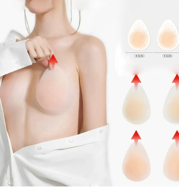 1Pair Silicone Nipple Cover Push UP Breast Boob Tape Invisible Chest Stickers For Women Sticky Bra Pads Intimate Accessories