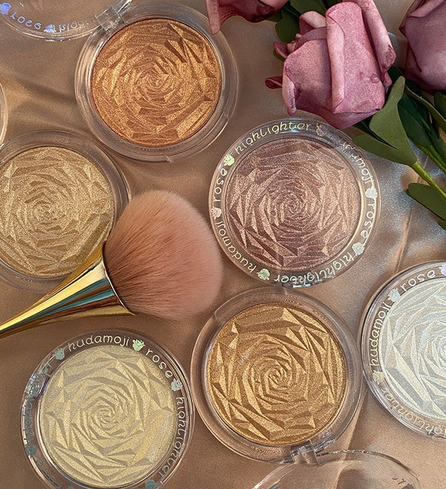 6 Colors Diamond Highlighter Powder Palette Glitter Face Contour Brighten Makeup Shimmer Ultra-concentrated Illuminate Cosmetic