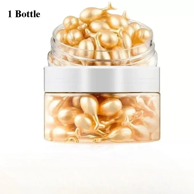 50Pcs Collagen Face Care Capsules Serum Spot Acne Wrinkle Remover Firming Whitening Hyaluronic Acid Essence Skin Care New style - BlissFully