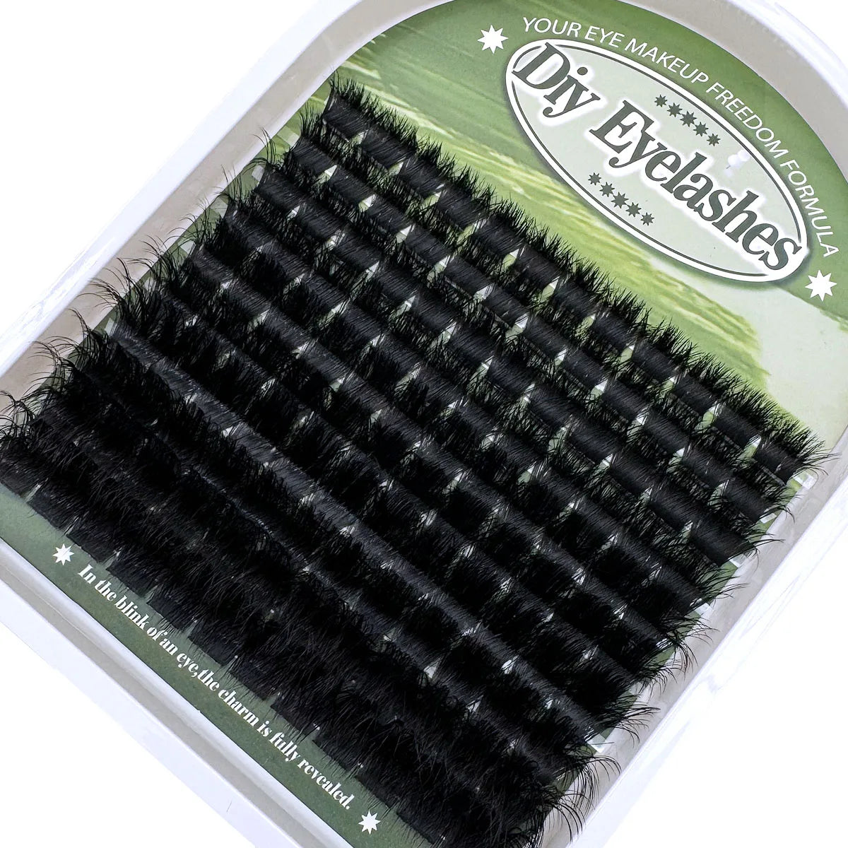 200D-50D Fluffy Lash Clusters Thick Cluster Eyelash Extensions Individual Lashes Mink Eyelash Clusters D Curl 8MM-16MM Dramatic