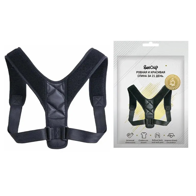 Back Posture Correction Belt Hunchback Prevention Correction of Sitting Posture Unisex Breathable Body Shaping - BlissFully