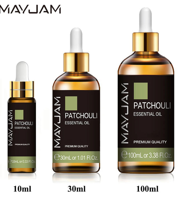 10ml 30ml 100ml Patchouli Essential Oil Pure Natural Plant Essential Oils DIY-homemade Personal Spray Diffuser Aroma Oil