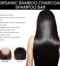 Bamboo Charcoal Shampoo Soap Deep Clean The Scalp Create Dark And Thick Hair Improve Dryness Hair Nourish Charcoal Shampoo Soap - BlissFully