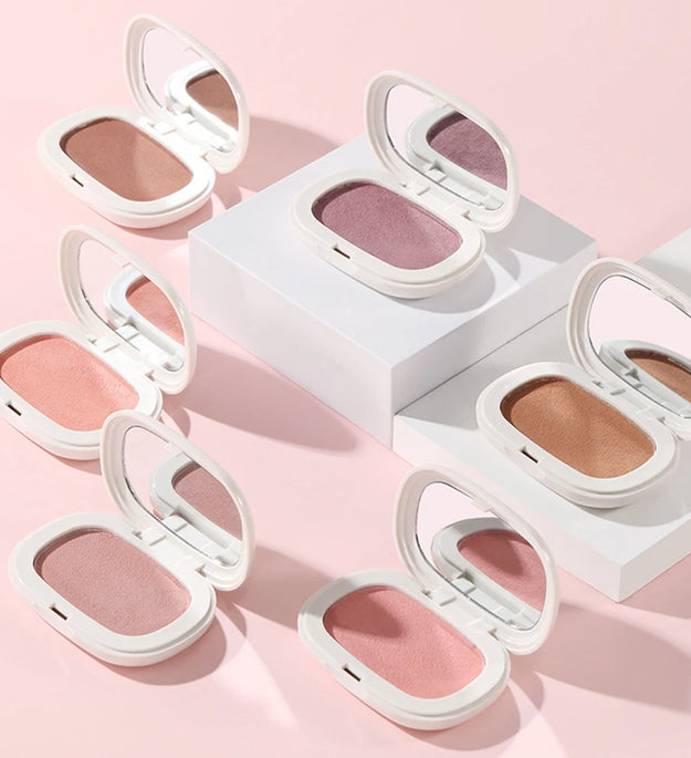 Single Color Blush Silky Texture High Color Rendering No Powder Feeling Low Saturation Long-lasting Natural Matte Blush Cream