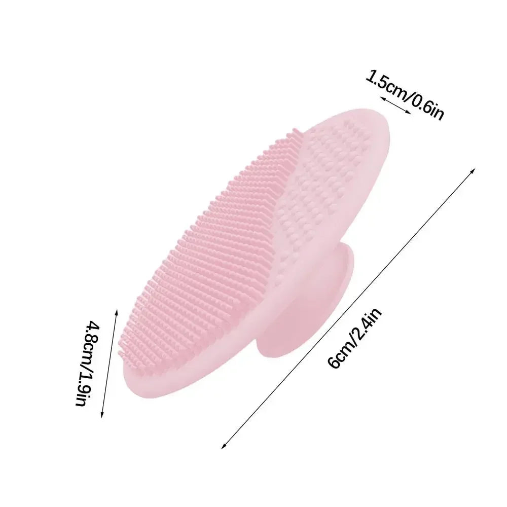 Bathing Soft Silicone Kids Shampoo Brush for Baby 1pcs Silicone Infant Shower Brush Head Hair Washing Massage Brushes Wipe Comb