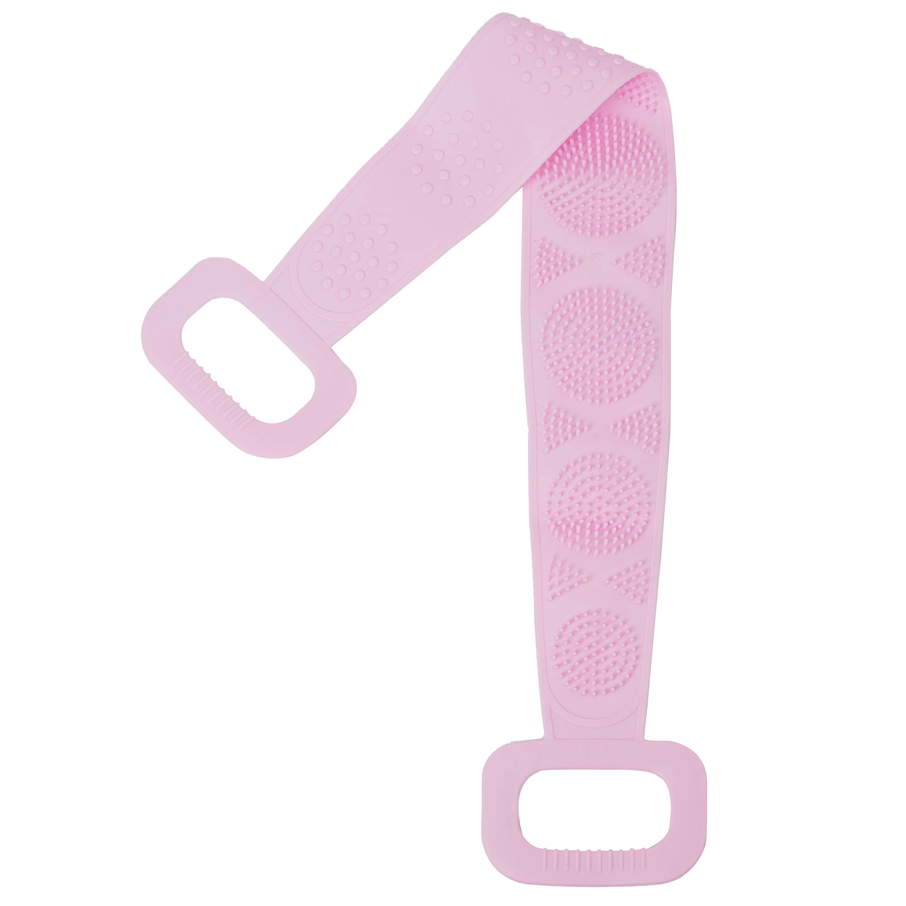 Body Scrubber Rubbing Back Peeling Massage Shower Extended Scrubber Skin Clean Brushes Body Sponge Silicone Brushes Bath Towels