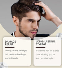 Long Lasting Stying Wax Fluffy Hair Pomade Wax Keep Hair Oil Edge Control Barbershop Tools Salon Hairdressing Mud Hair Styling - BlissFully