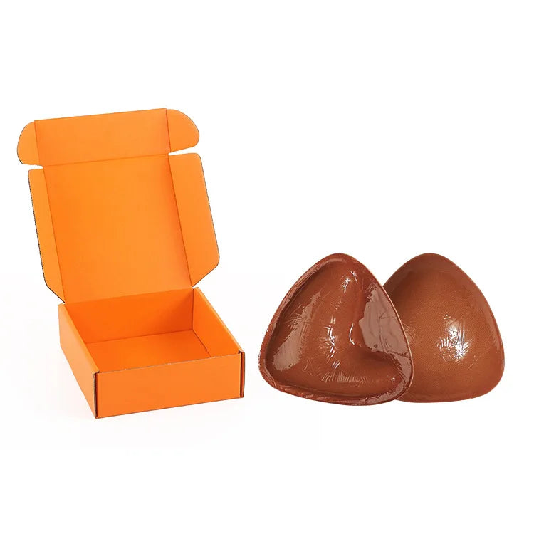 Women Triangle Nipple Cover Sticker Boost Inserts Bra Lift Up Bra Pads Adhesive Cup Chest Patch Breast Invisible Bra Bikini Pad