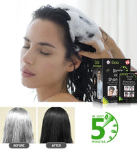 10 Pcs Dexe Fast Black Hair Shampoo 5 Mins Fast Become Black Hair Dye Herb Natural Hair Care Restore Colorant Shampoo Hair Care - BlissFully