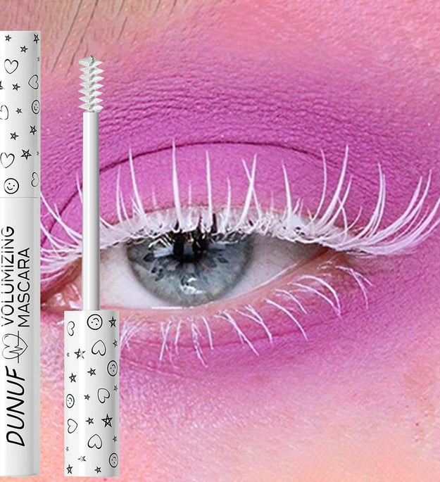 Colorful Curling Mascara Waterproof Fast Drying Eyelashes Extension Multicolor Lashes Makeup Lasting Waterproof White Mascara