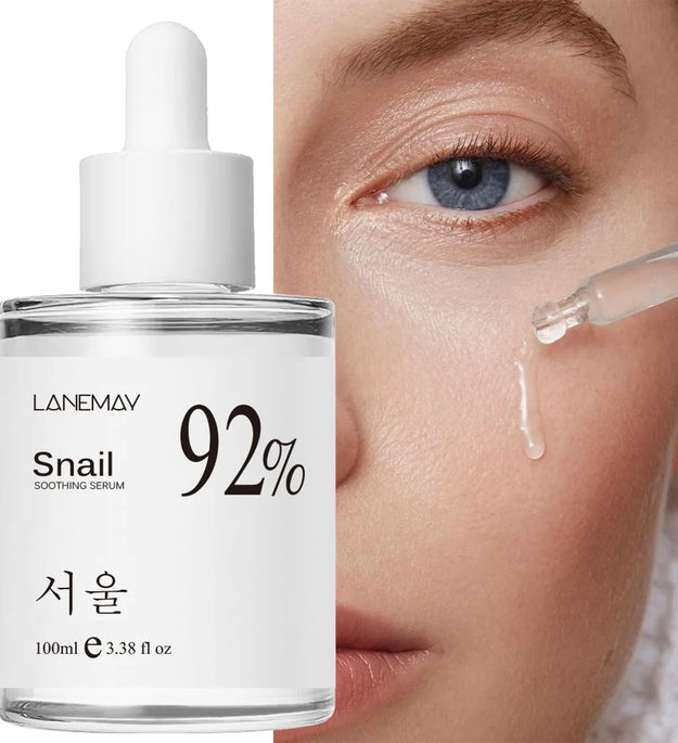 100ml 92% Snail Soothing Facial Essence Multi in One Skin Care Hydrating and Moisturizing Face Serum