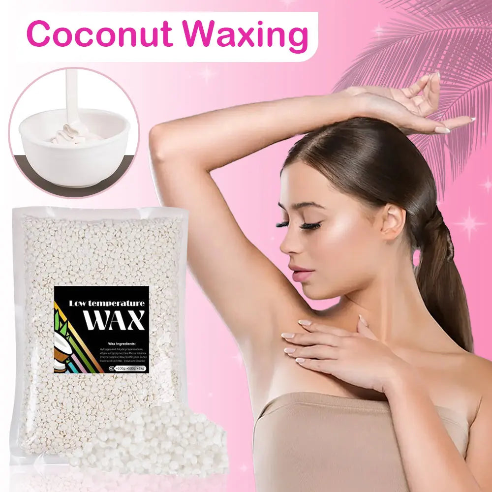 100/500g Hot Film Painless Waxing Beads Depilatory Wax Beans Hard Wax Beans Heating Wax Machine Bikini Face Body Hair Removal