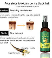 Ginger Care Hair Spray Hair Growth Essence Nourish Hair Roots Massag Scalp Repair Hair Quality Control Oil Hair Care Solution - BlissFully