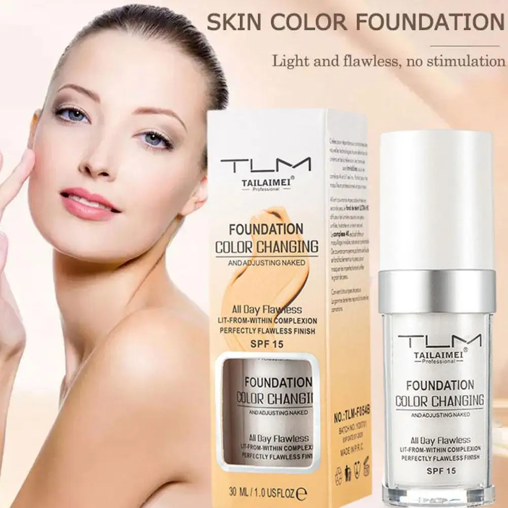 30ml Foundation with Universal Tint Light Sheer Coverage Sunscreen Rejuvenates Hydrates Skin Tinted Moisturizer 1/2pcs