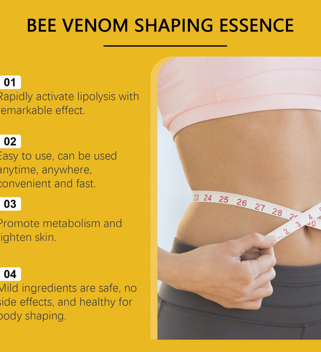 Bee Venom Shaping Oil Firming Lifting Body Skin Anti Cellulite Fat Burning Weight Loss Improve Sagging Thin Leg Massage Oil