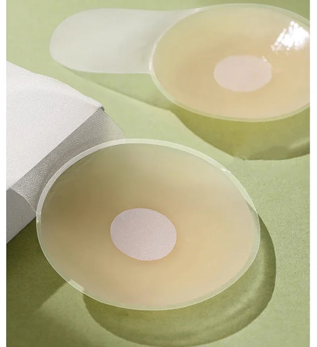 Reusable Women Breast Petals Lift Nipple Cover Invisible Petal Adhesive Strapless Backless Stick on Bra Silicone Breast Stickers