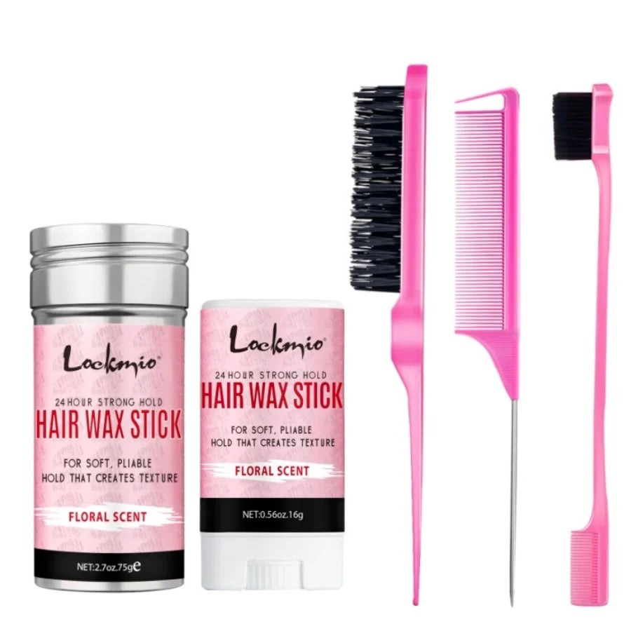 Professional Styling Wax for Women Anti-frizz Pomade Smoothing Broken Back Hair Mud Messy Hairs Control Wax Rod for Natural Wigs - BlissFully