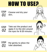 Golden Eye Mask Contains Collagen and Aloe Vera - Hypoallergenic Moisturizing Patch Suitable for All Skin Types, Increases Brightness and Elasticity, Reduces Dullness - BlissFully