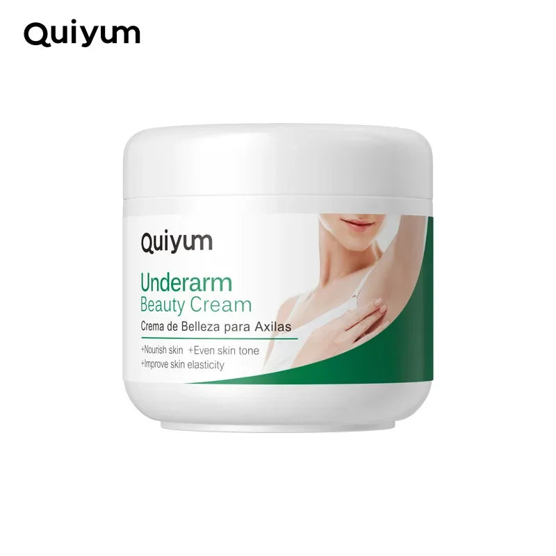 Quiyum Underarm Body Cream Armpit Legs Knee Elbow Cream Dull Remove Dark Spots Melanin Brighten Skin Care 30g