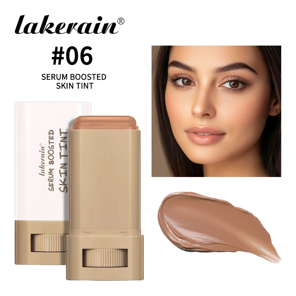 Skin Tint Stick Waterproof Nourishing Solid Tinted Serum Foundation Skin Tint Balm Face Tinted Face Contour Stick Makeup - BlissFully