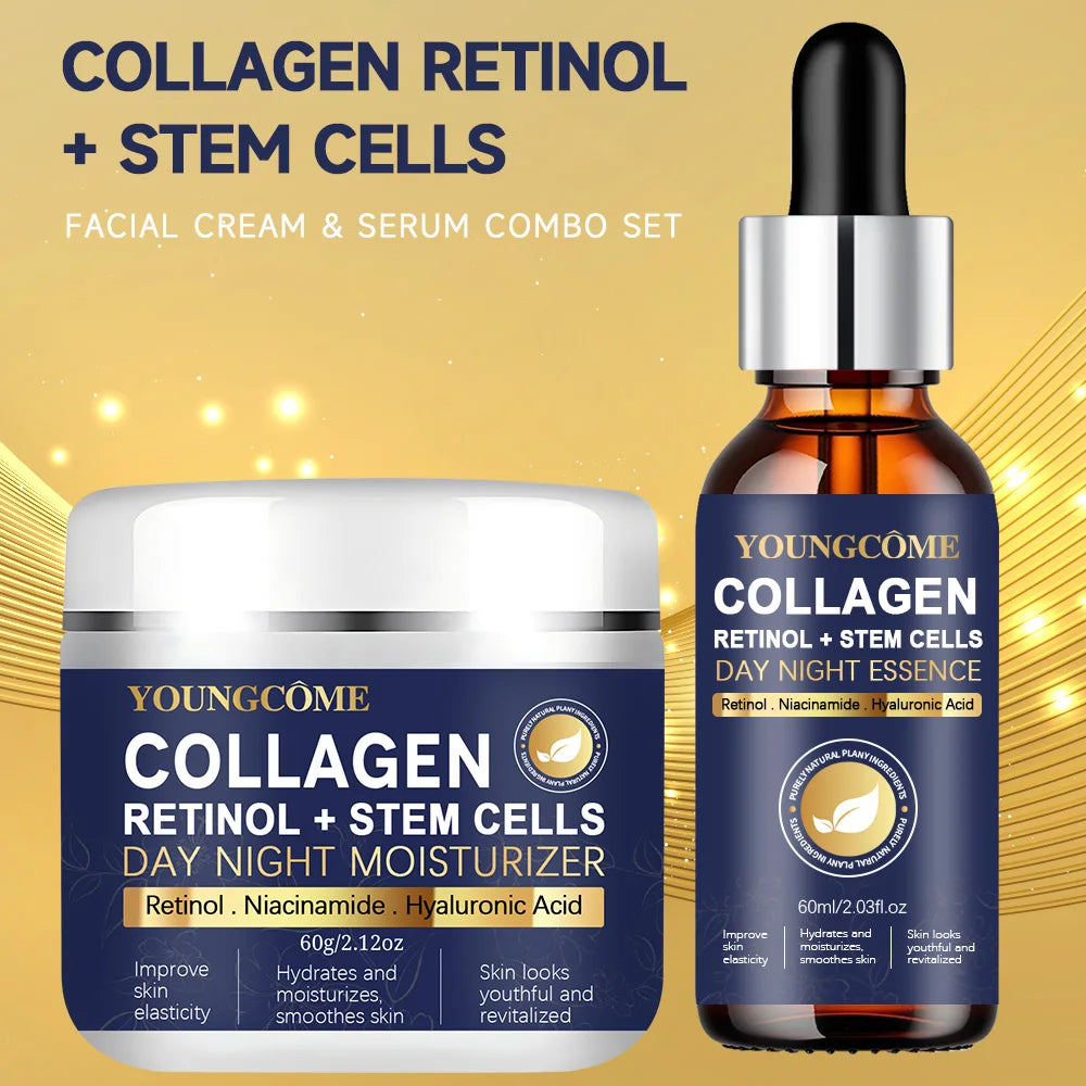YOUNGCOME Neck and face  set night cream for women anti aging retinol Anti Aging Face Lifting Nourishing Repair Collagen - BlissFully