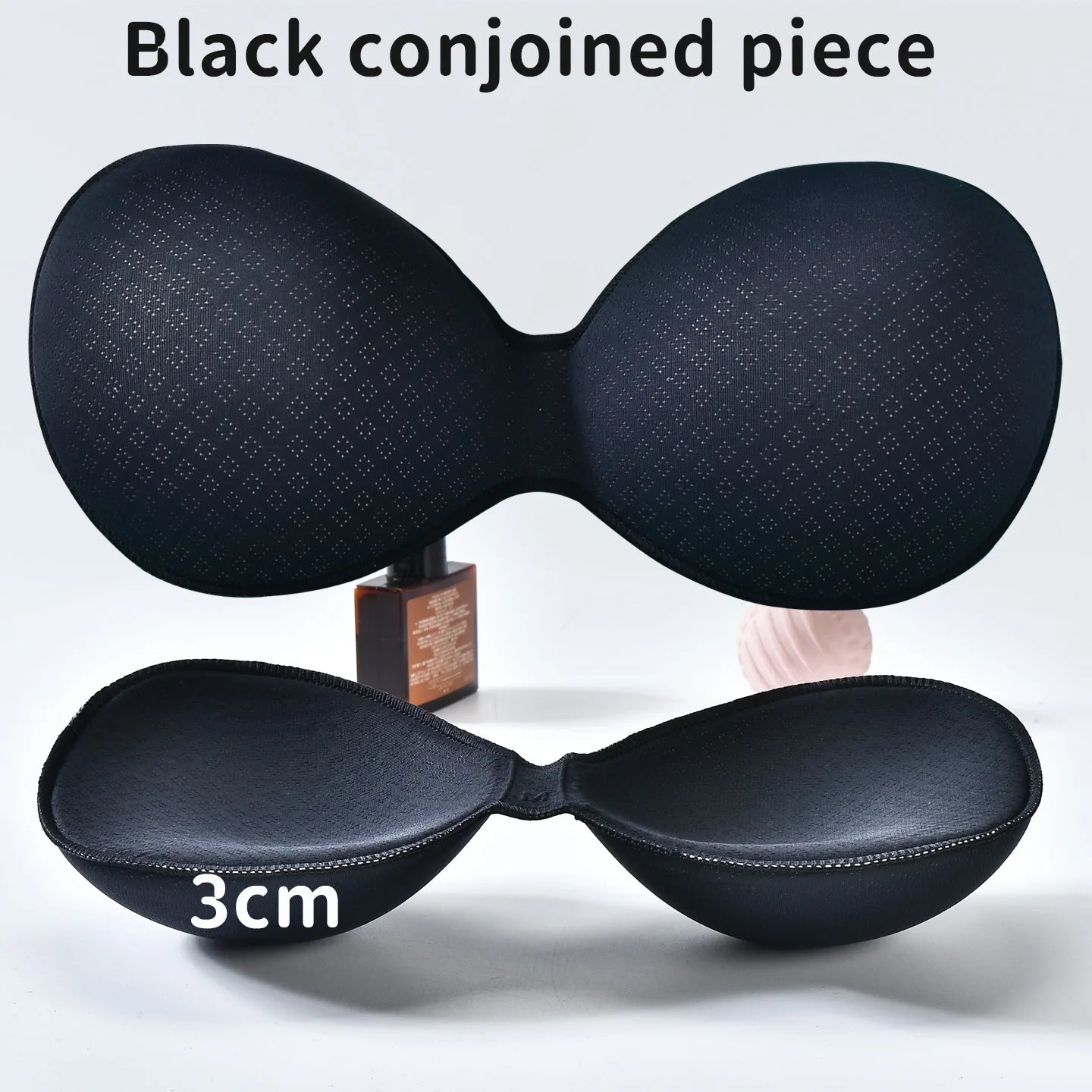 3cm Sexy Thick Latex Breast Pads, Breast Inserts for Lift and Enhancement, Bra Pads for Breast Enlargement, Removable Underwear Breast Accessories Suitable for Swimwear and Bikinis